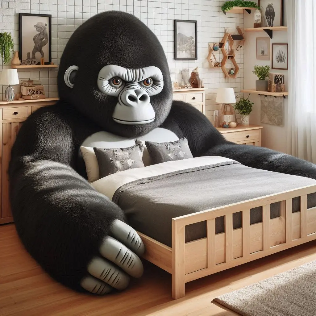 Discover the Magic of a Gorilla-Shaped Bed