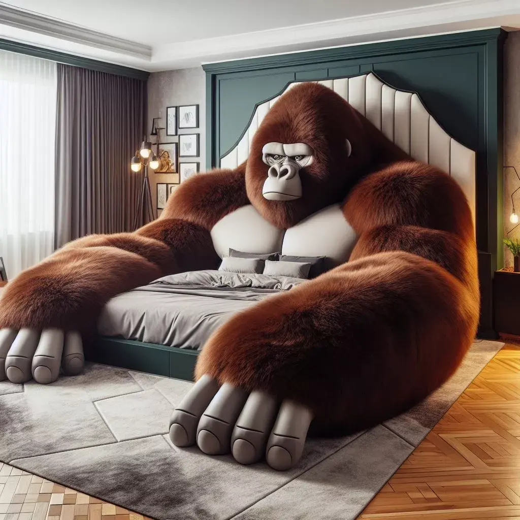 Discover the Magic of a Gorilla-Shaped Bed