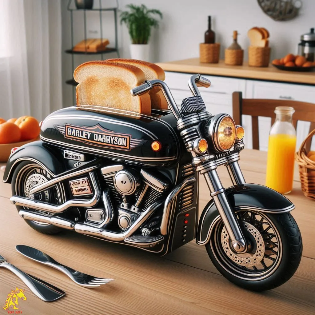 Harley Davidson Shaped Toaster: Rev Up Your Breakfast!