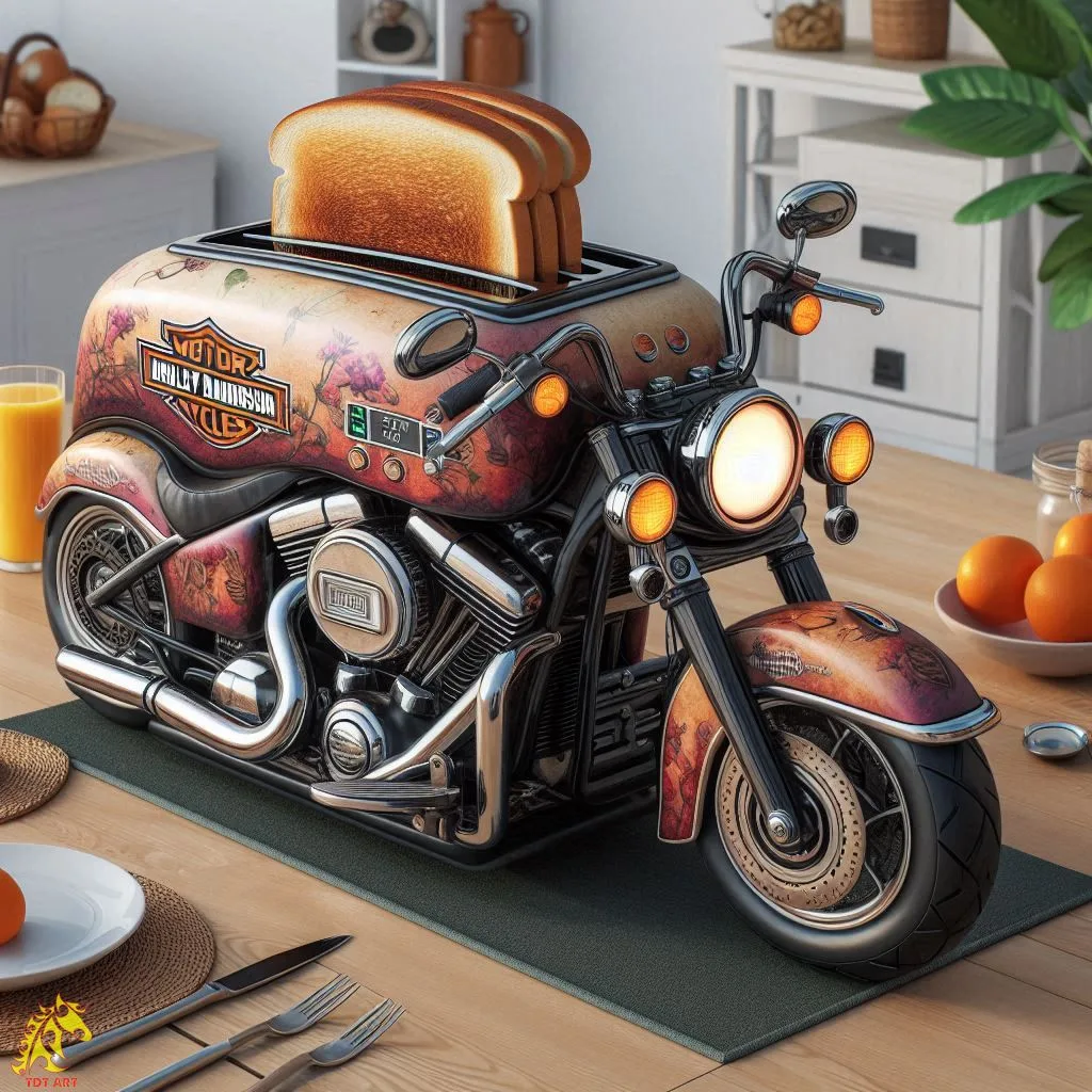 Harley Davidson Shaped Toaster: Rev Up Your Breakfast!