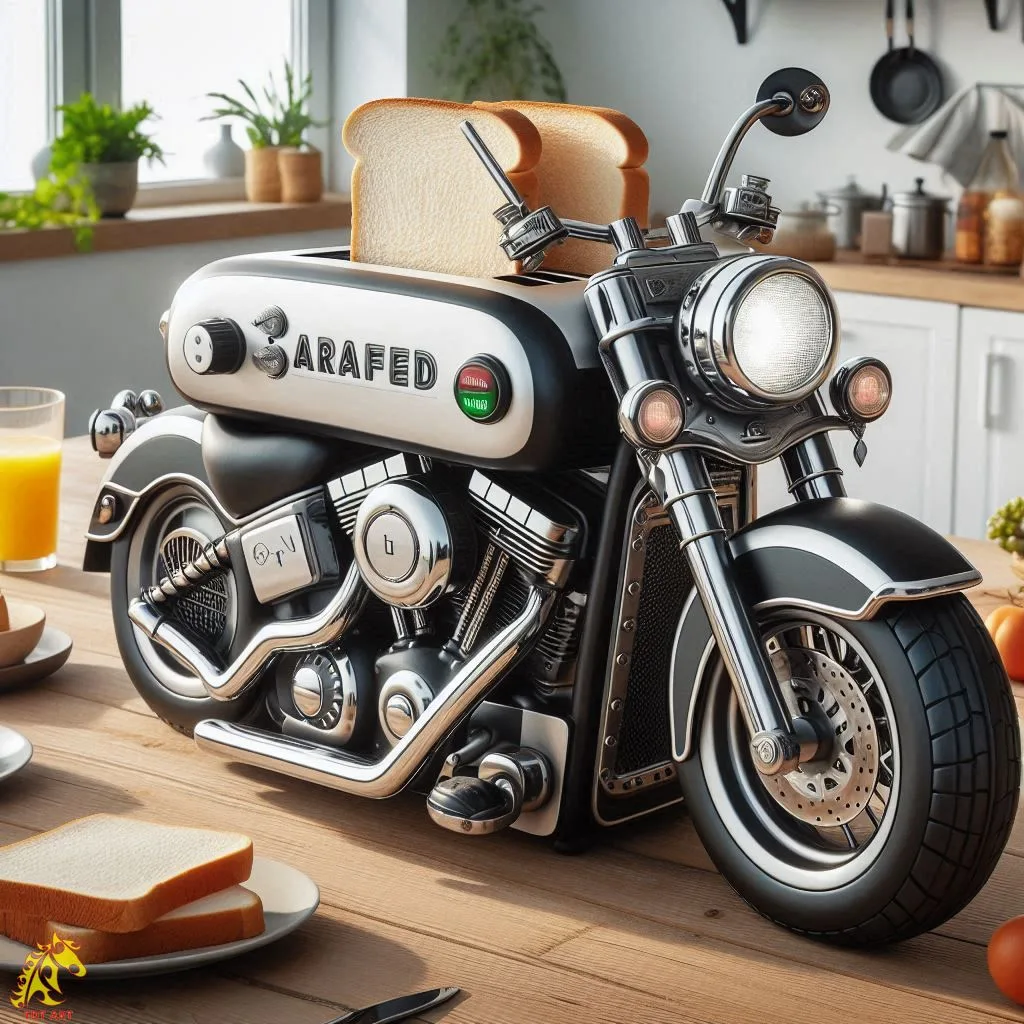 Harley Davidson Shaped Toaster: Rev Up Your Breakfast!