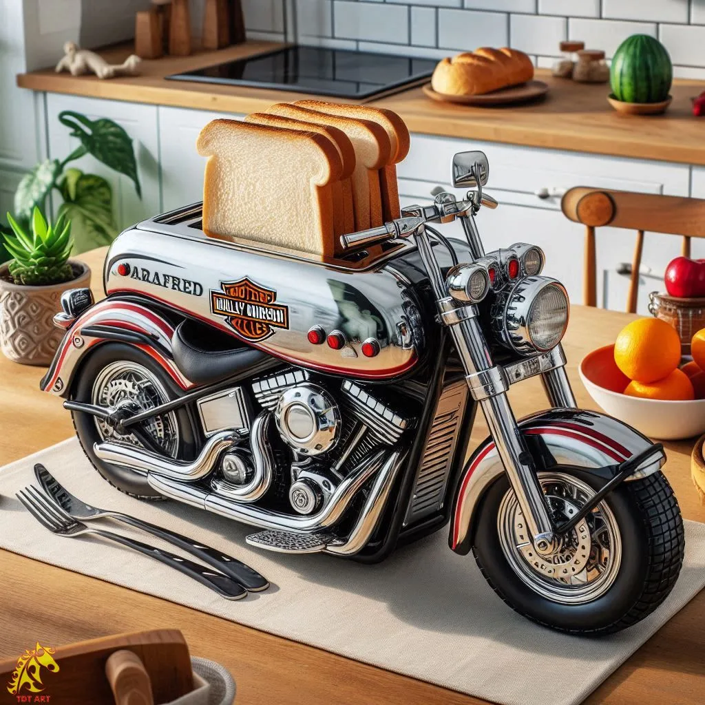 Harley Davidson Shaped Toaster: Rev Up Your Breakfast!