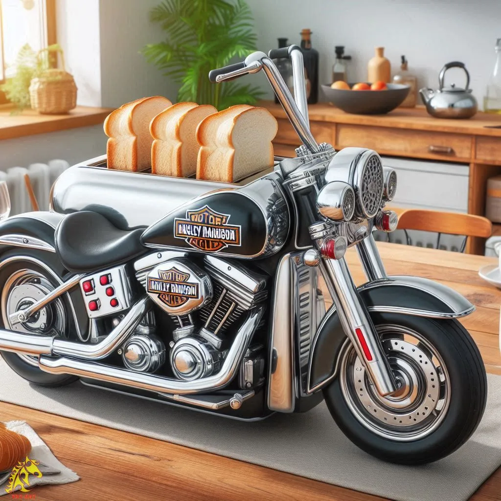 Harley Davidson Shaped Toaster: Rev Up Your Breakfast!