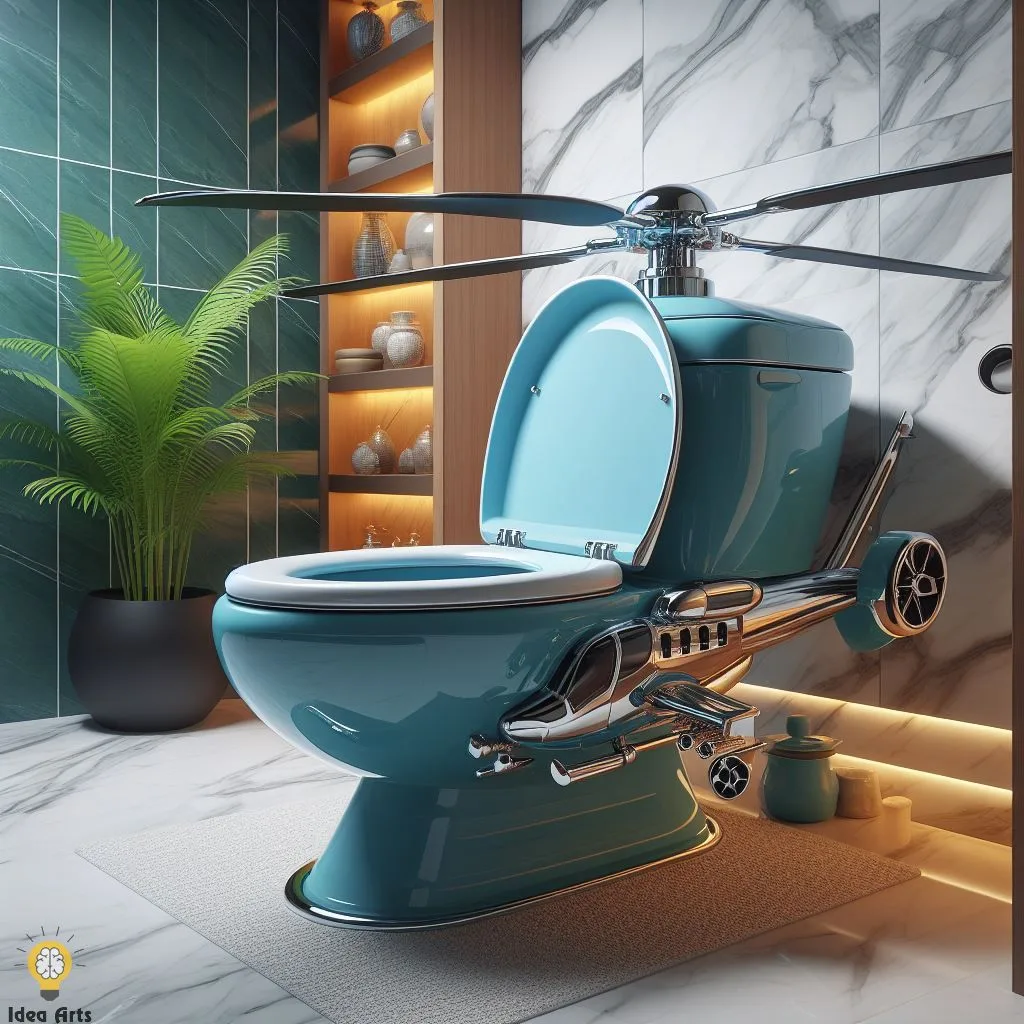 Exploring the Helicopter-Inspired Toilet: A Leap in Innovative Design