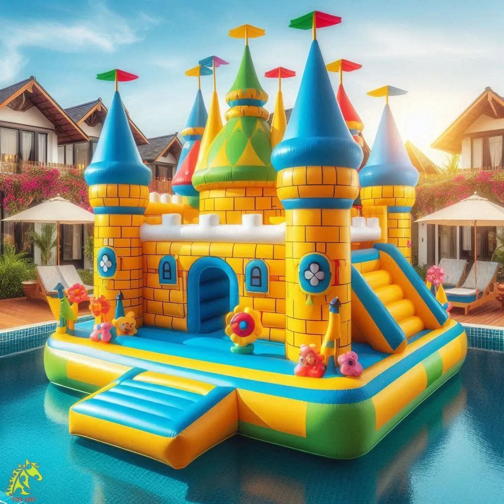 Inflatable Pool Castle Fun Zone