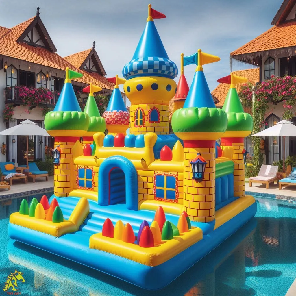 Inflatable Pool Castle Fun Zone