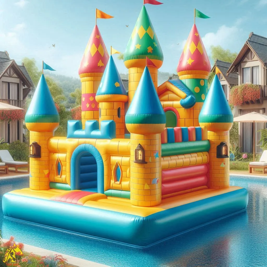 Inflatable Pool Castle Fun Zone