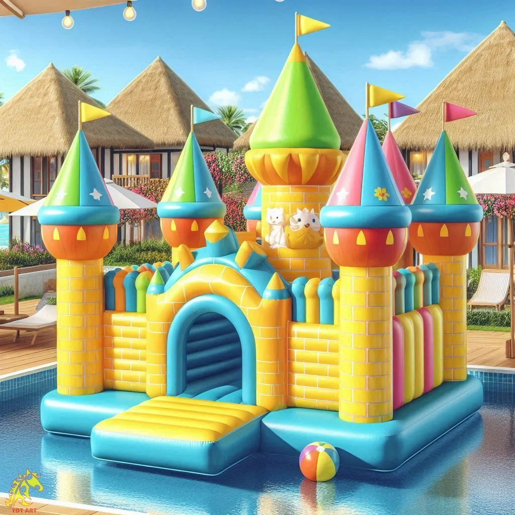 Inflatable Pool Castle Fun Zone