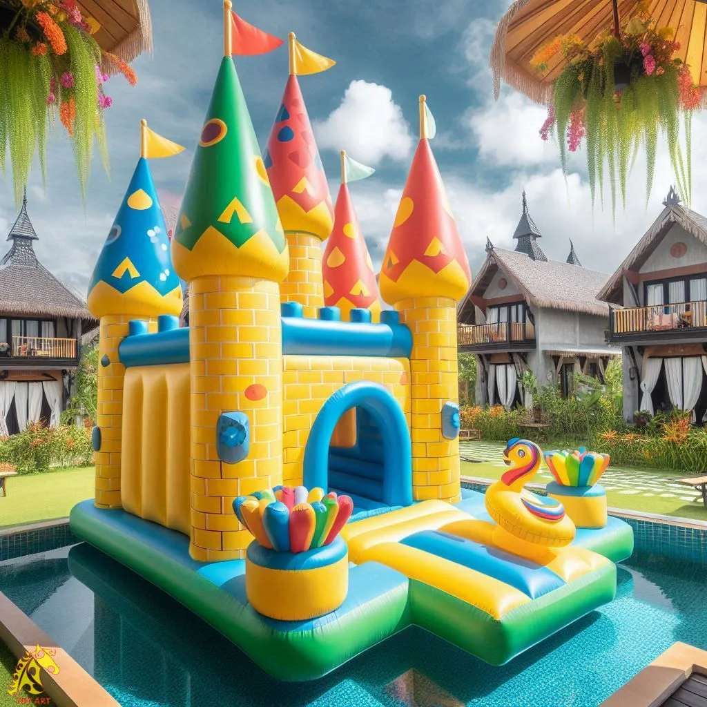 Inflatable Pool Castle Fun Zone