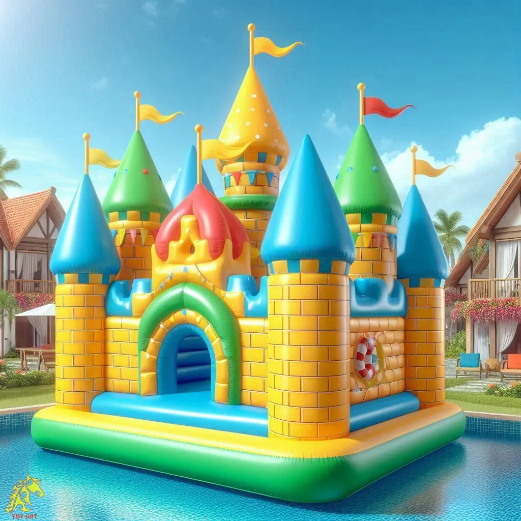 Inflatable Pool Castle Fun Zone