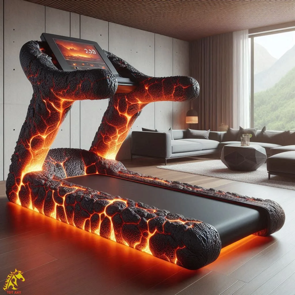 Lava Inspired Treadmill Design: The Future of Fitness Equipment