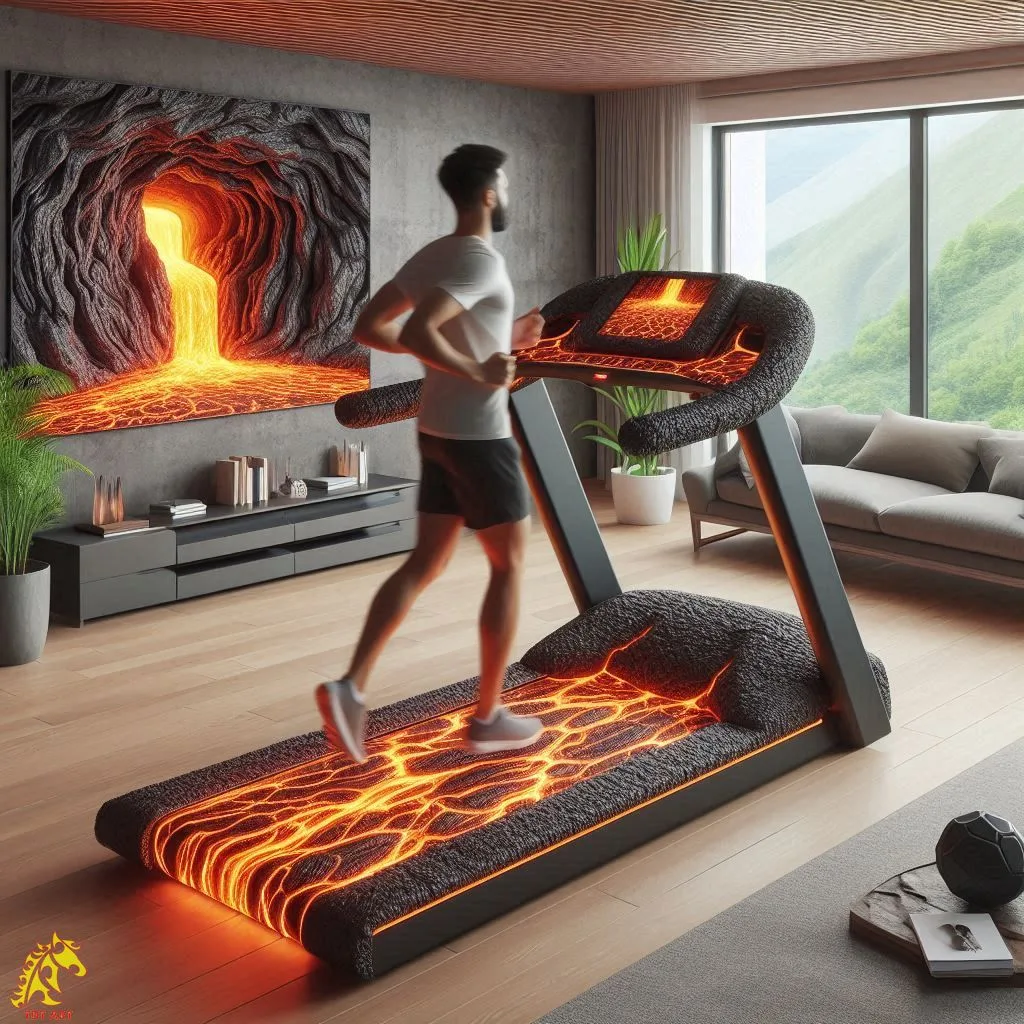 Lava Inspired Treadmill Design: The Future of Fitness Equipment