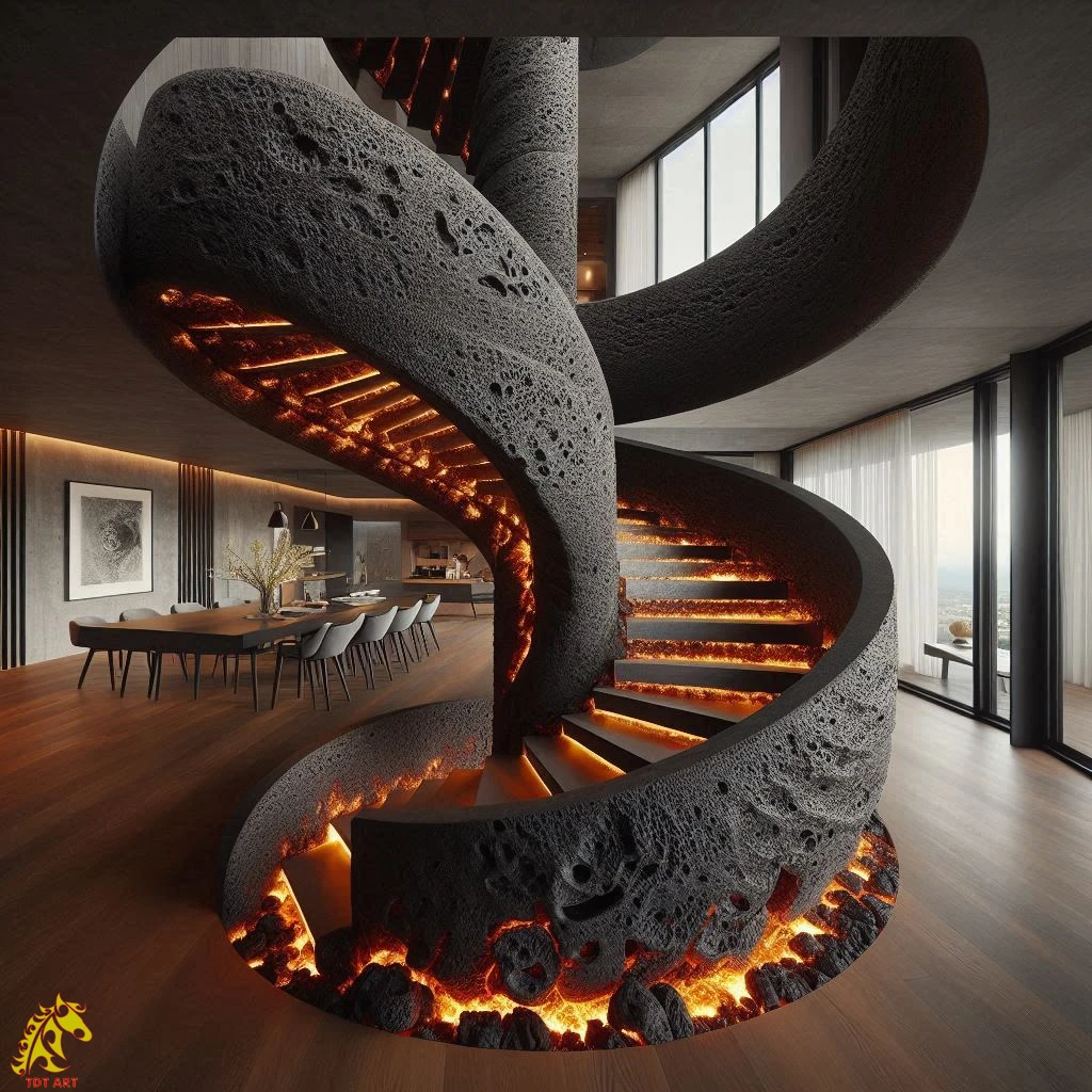 Lava Staircase Design: Where Form Meets Functionality