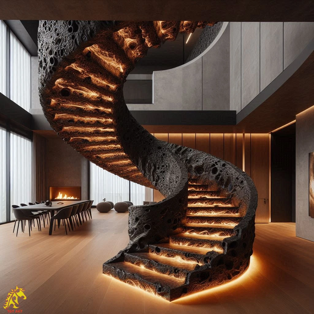 Lava Staircase Design: Where Form Meets Functionality