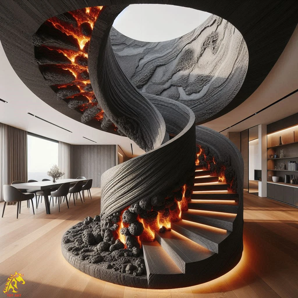 Lava Staircase Design: Where Form Meets Functionality