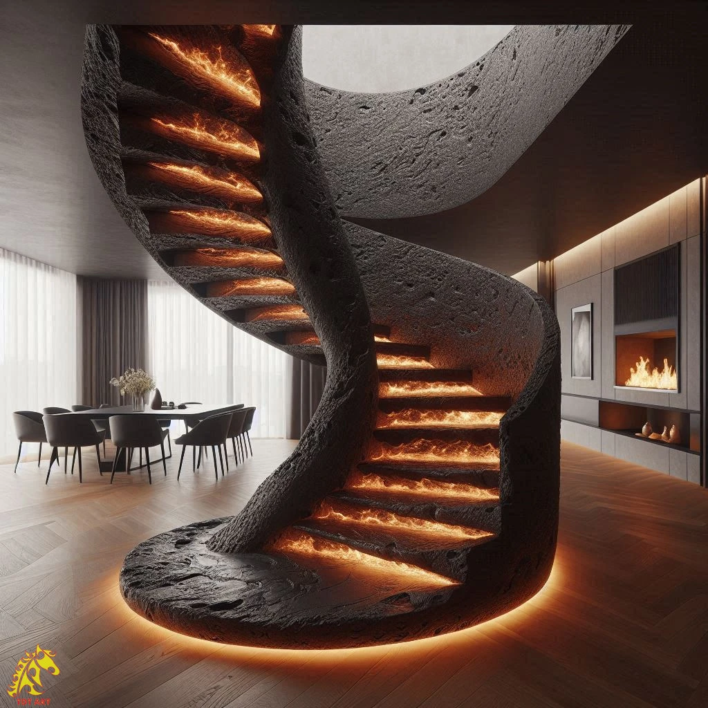 Lava Staircase Design: Where Form Meets Functionality