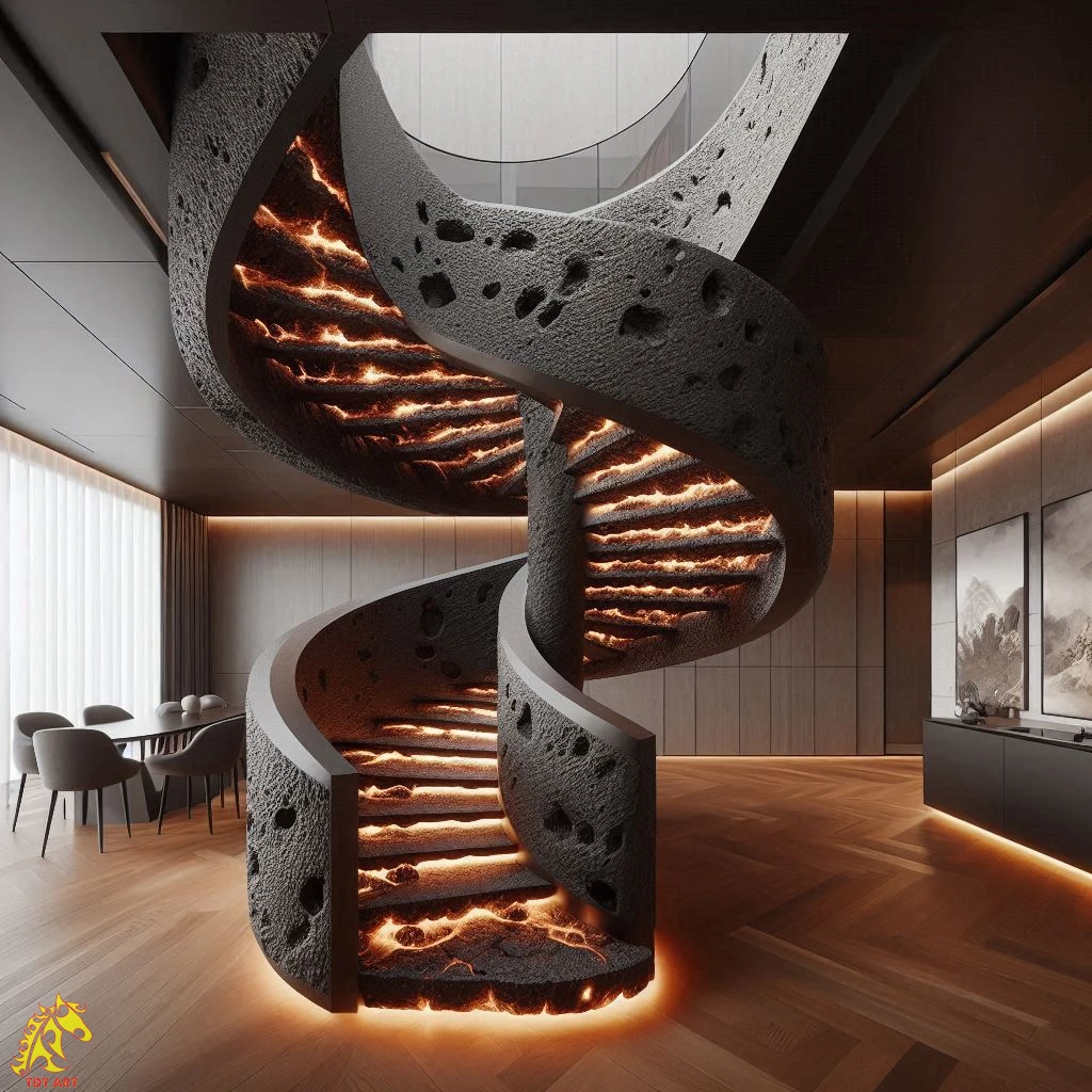 Lava Staircase Design: Where Form Meets Functionality