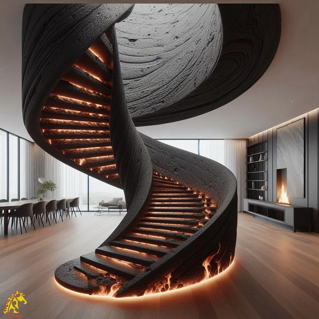 Lava Staircase Design: Where Form Meets Functionality