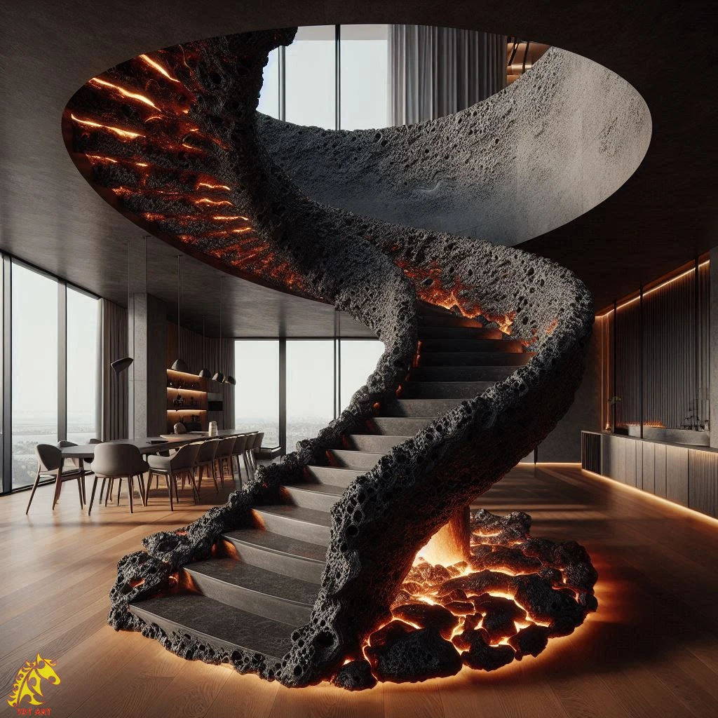 Lava Staircase Design: Where Form Meets Functionality