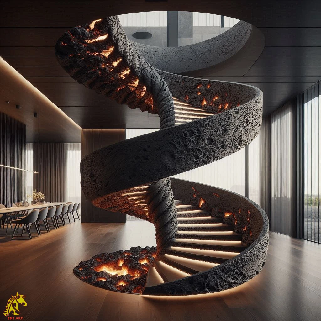 Lava Staircase Design: Where Form Meets Functionality