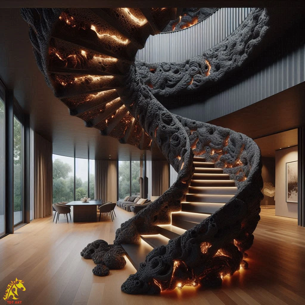 Lava Staircase Design: Where Form Meets Functionality