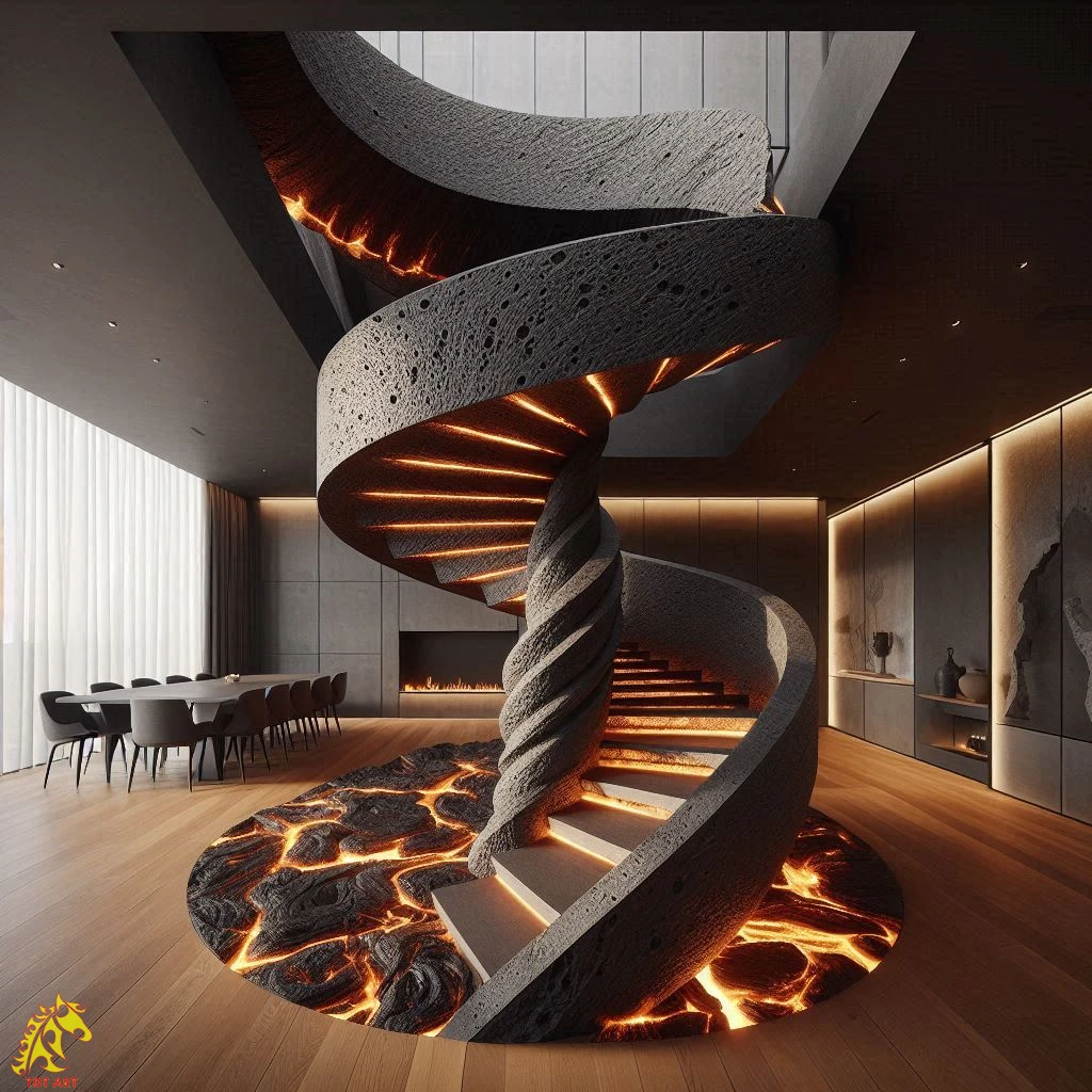 Lava Staircase Design: Where Form Meets Functionality