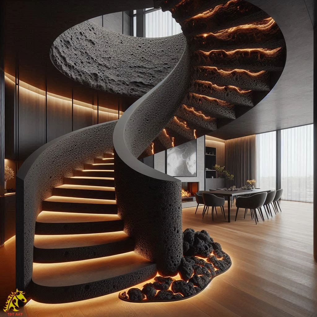 Lava Staircase Design: Where Form Meets Functionality