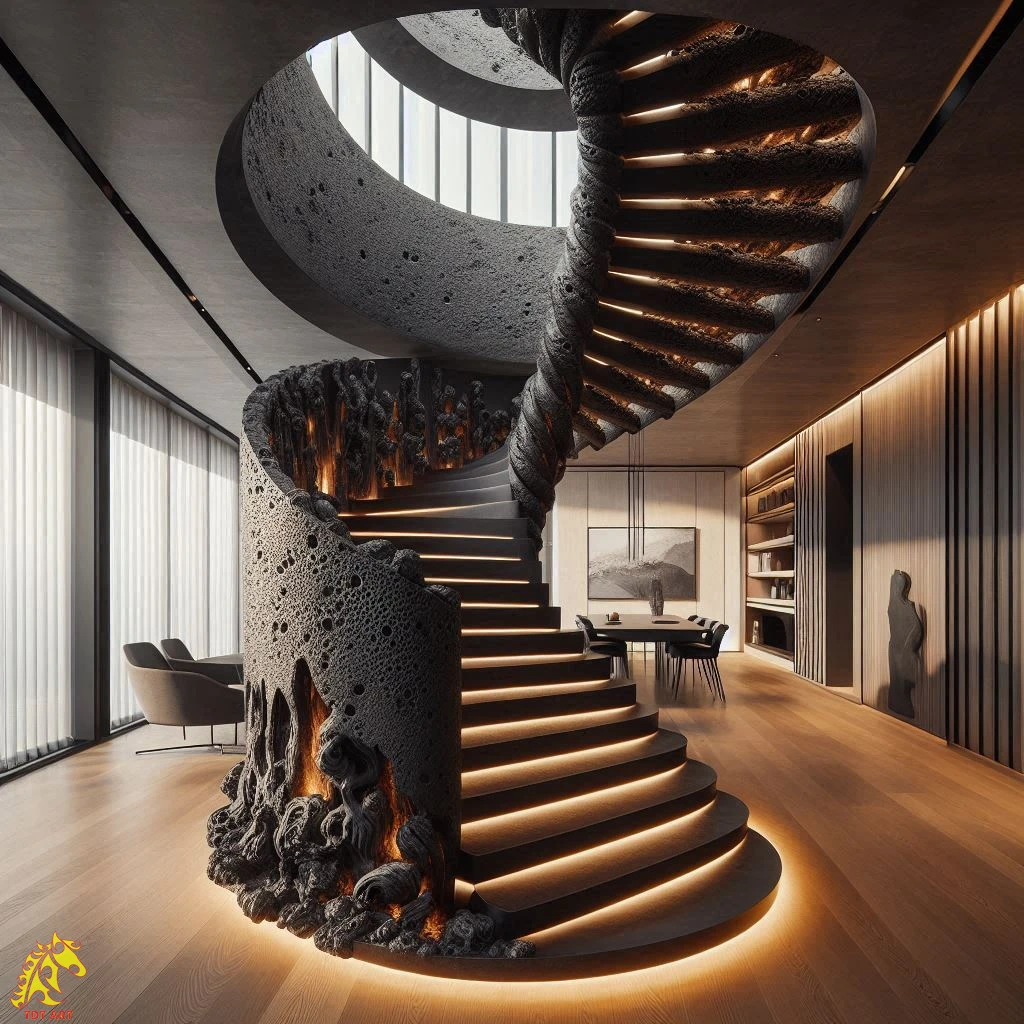 Lava Staircase Design: Where Form Meets Functionality