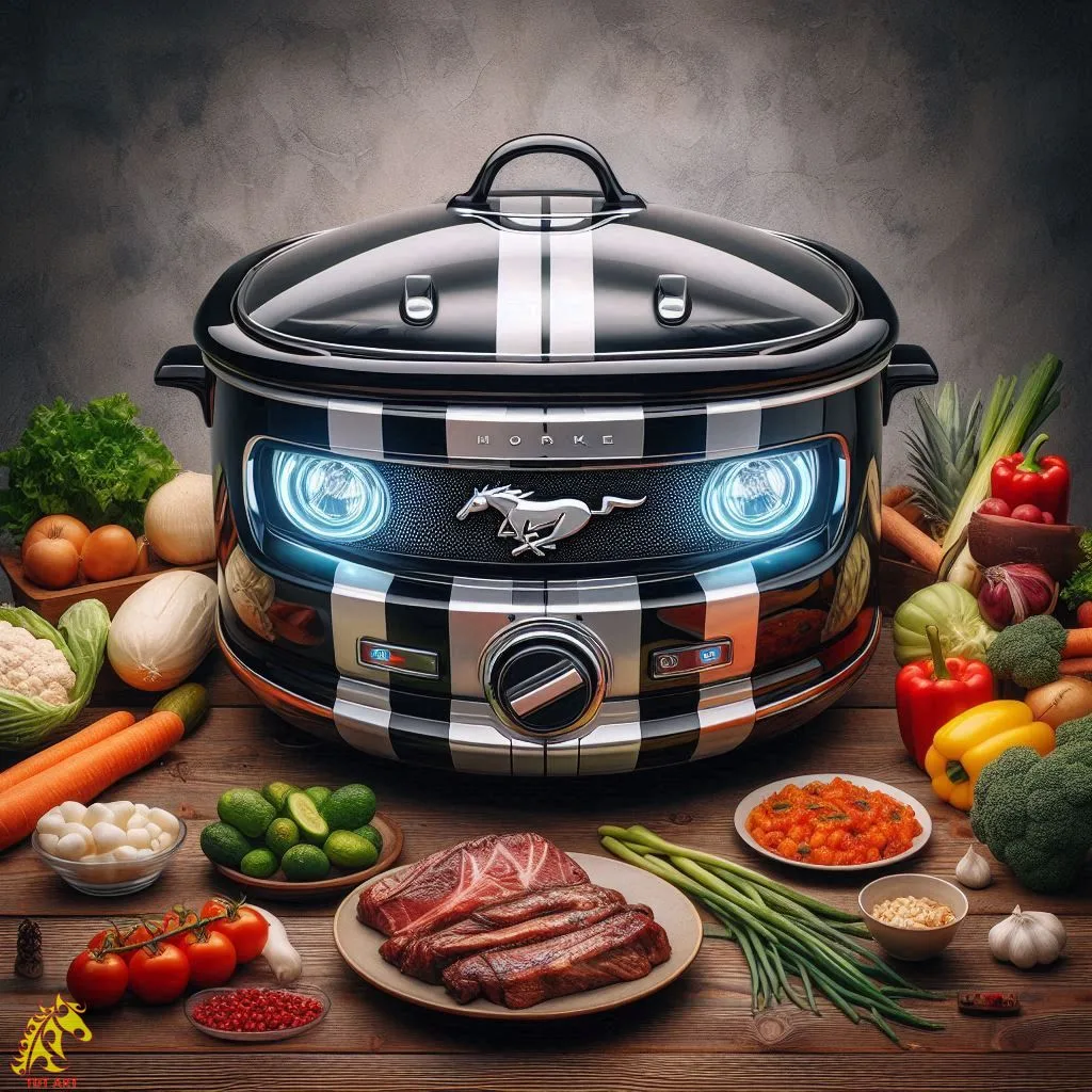 Mustang-Inspired Slow Cooker Design – A Fusion of Style and Functionality