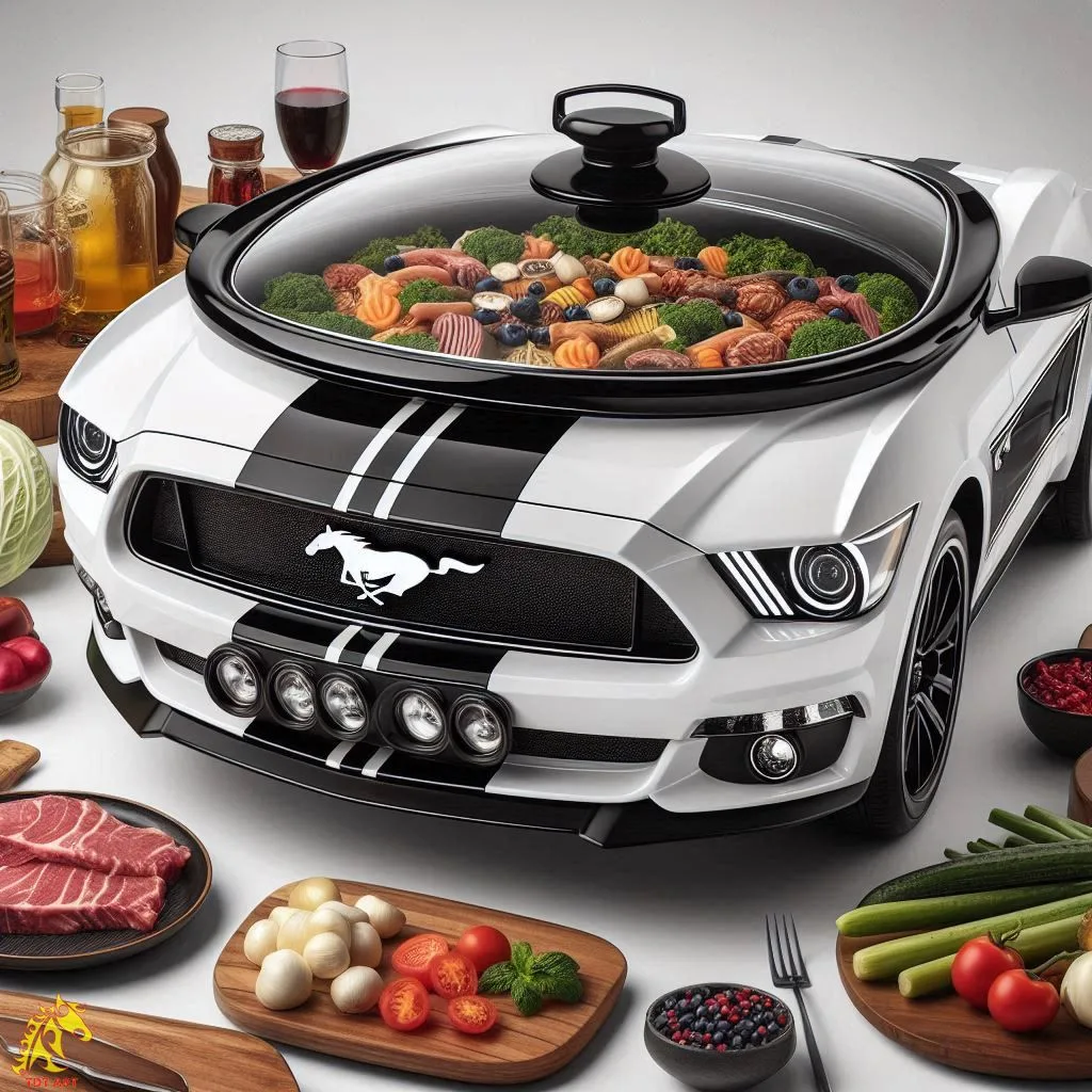 Mustang-Inspired Slow Cooker Design – A Fusion of Style and Functionality