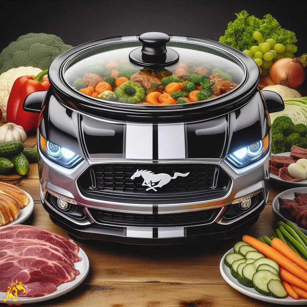 Mustang-Inspired Slow Cooker Design – A Fusion of Style and Functionality