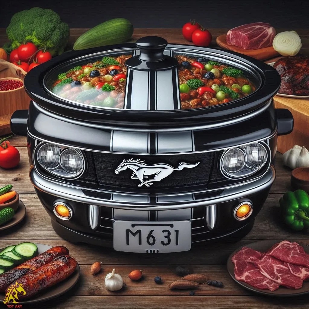 Mustang-Inspired Slow Cooker Design – A Fusion of Style and Functionality