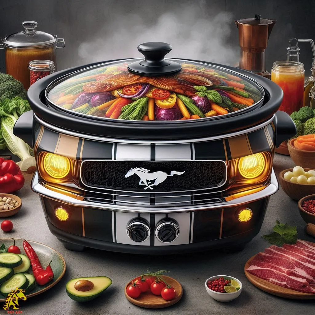 Mustang-Inspired Slow Cooker Design – A Fusion of Style and Functionality