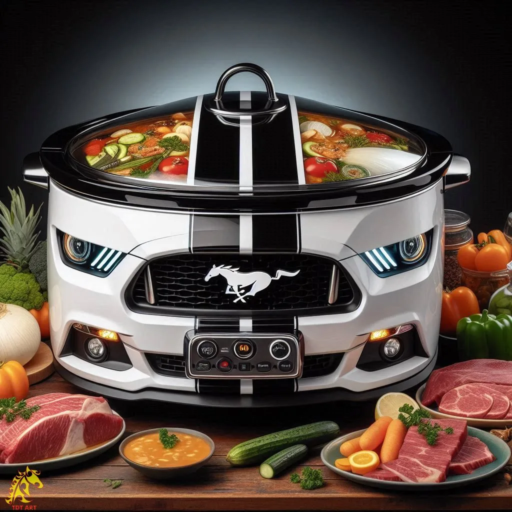 Mustang-Inspired Slow Cooker Design – A Fusion of Style and Functionality