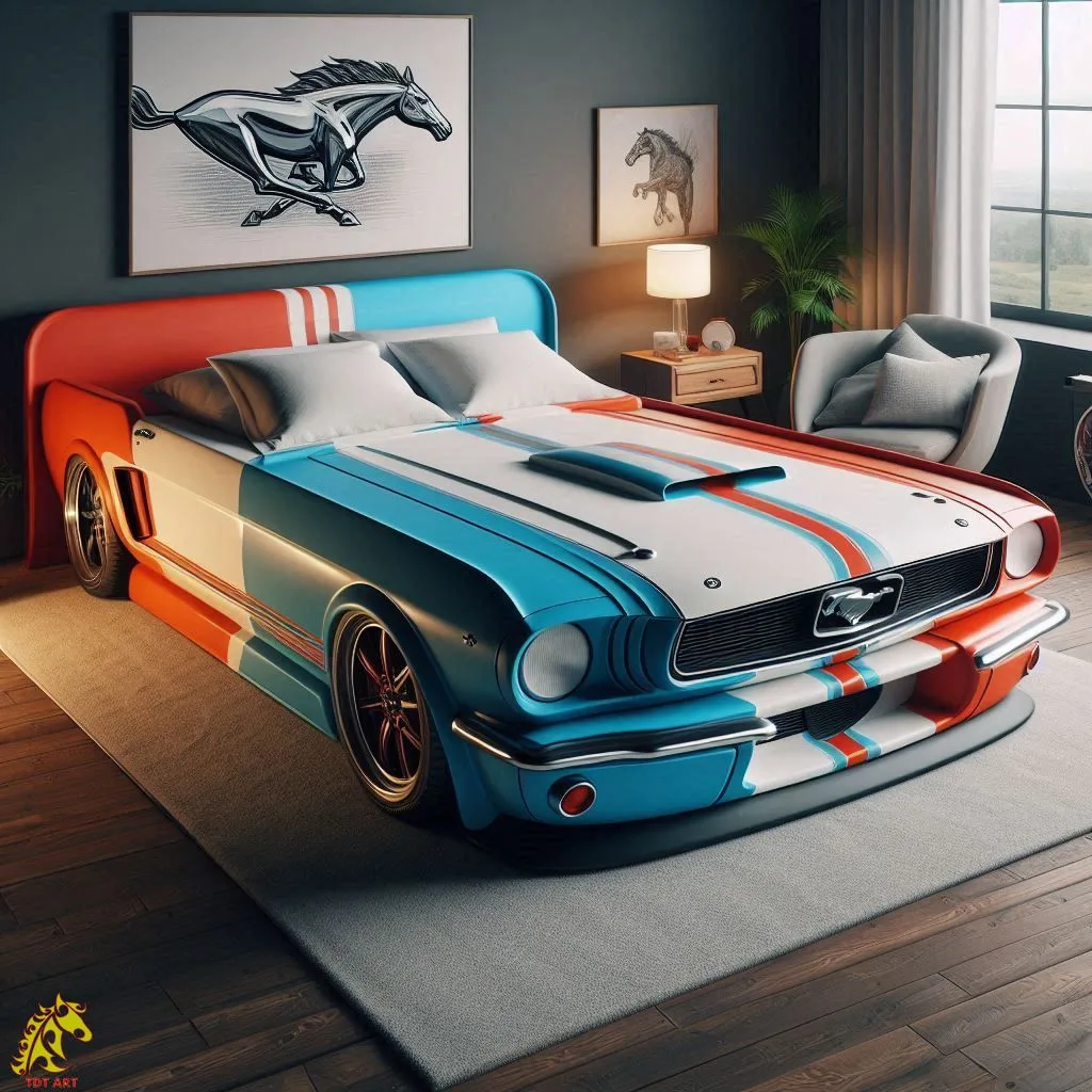 Mustang Shaped Bed Design: A Fusion of Innovation and Elegance