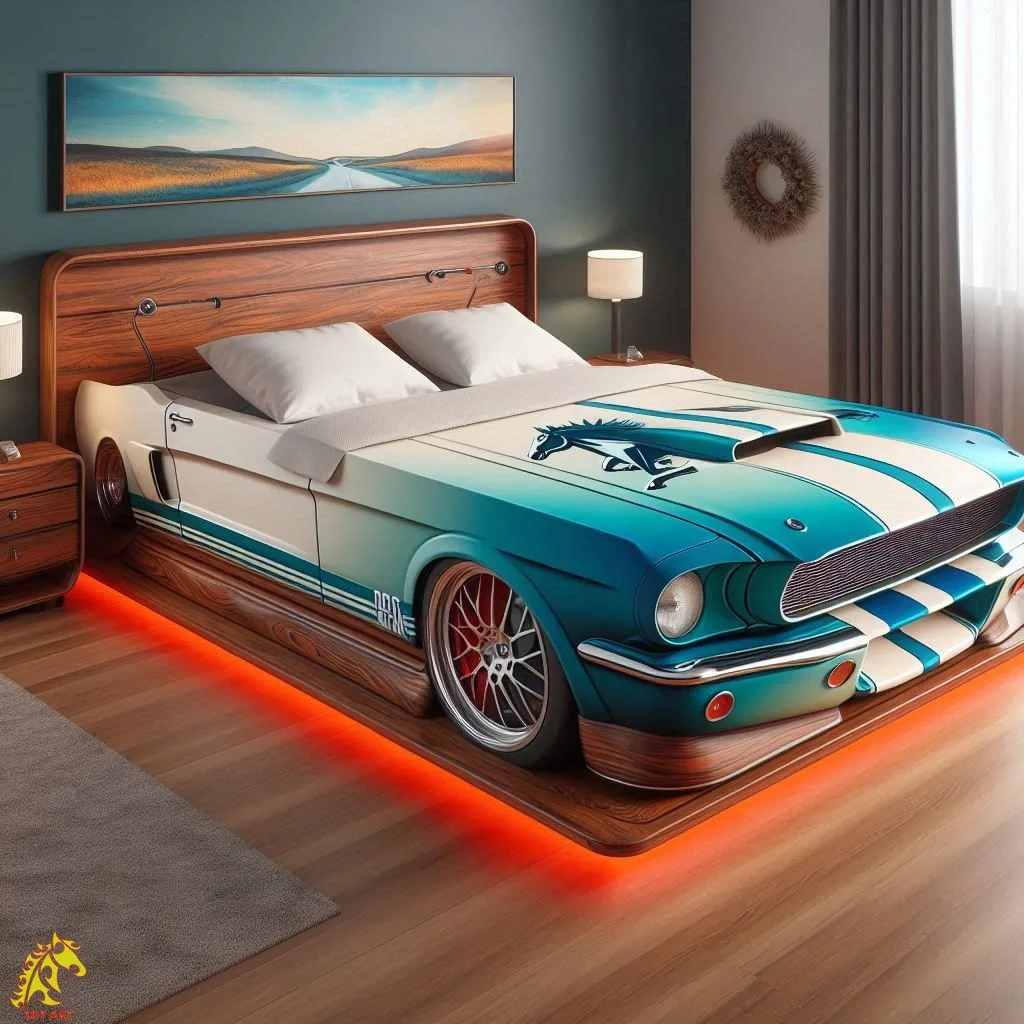 Mustang Shaped Bed Design: A Fusion of Innovation and Elegance