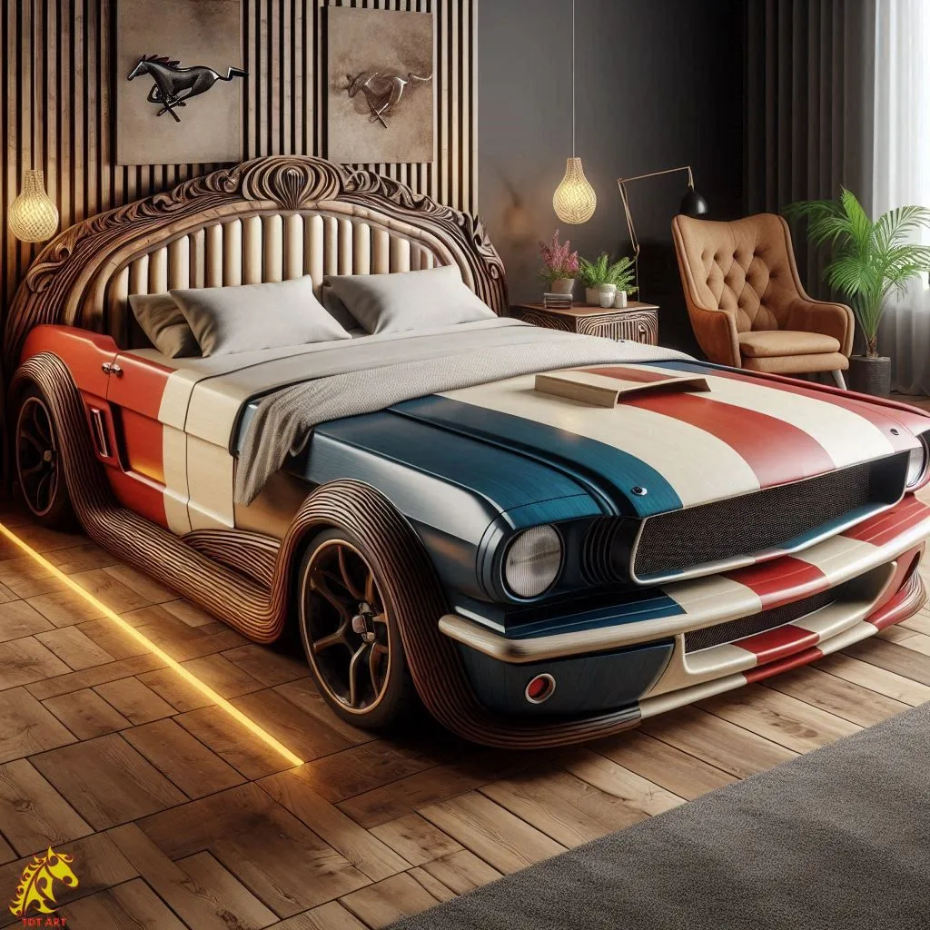 Mustang Shaped Bed Design: A Fusion of Innovation and Elegance