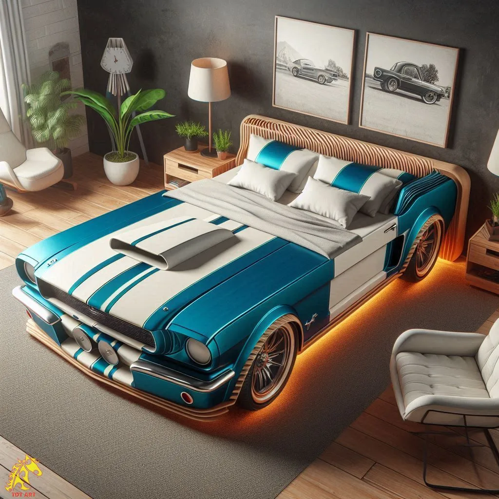 Mustang Shaped Bed Design: A Fusion of Innovation and Elegance