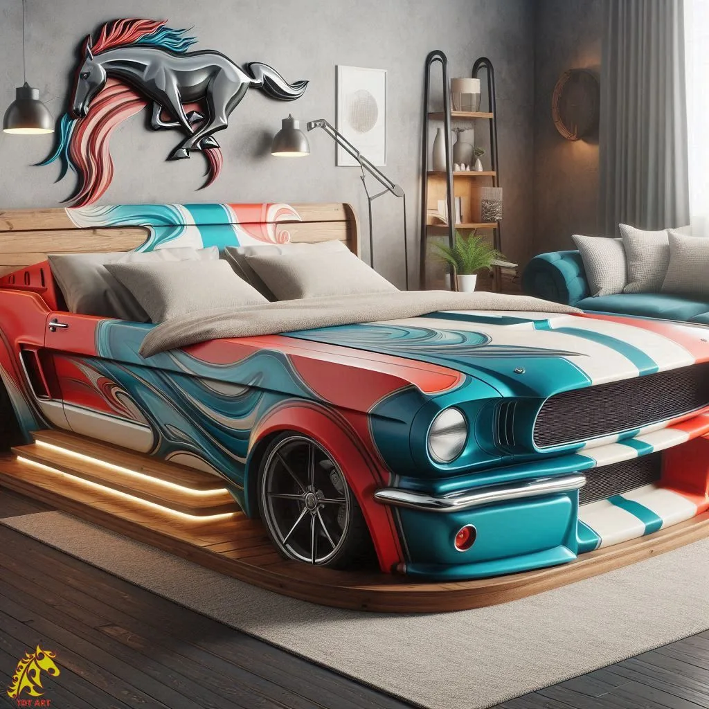 Mustang Shaped Bed Design: A Fusion of Innovation and Elegance