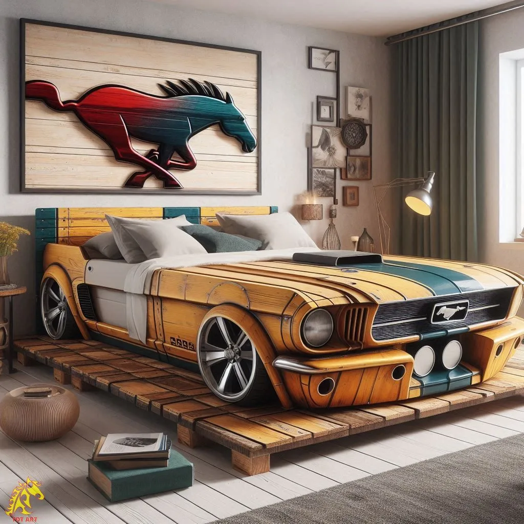 Mustang Shaped Bed Design: A Fusion of Innovation and Elegance