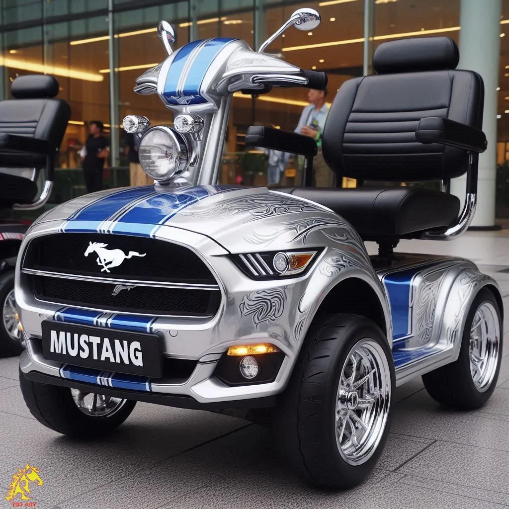 Mustang Shaped Mobility Scooter Design: Innovation Meets Functionality