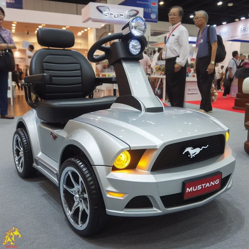 Mustang Shaped Mobility Scooter Design: Innovation Meets Functionality