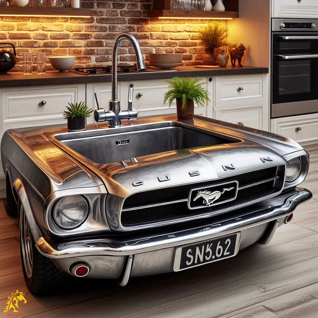 Embrace the Art of Functional Design: Mustang Shaped Sink