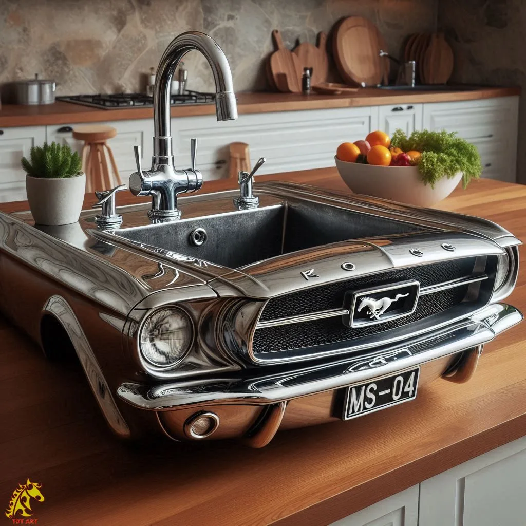 Embrace the Art of Functional Design: Mustang Shaped Sink