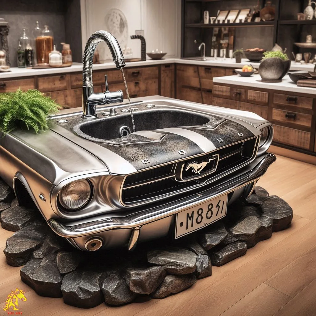 Embrace the Art of Functional Design: Mustang Shaped Sink