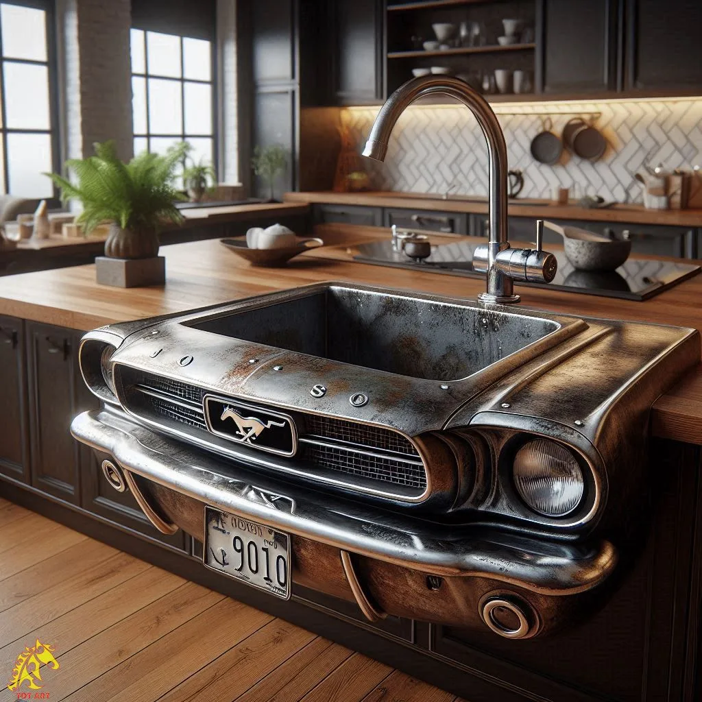 Embrace the Art of Functional Design: Mustang Shaped Sink