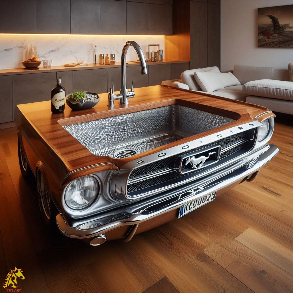 Embrace the Art of Functional Design: Mustang Shaped Sink