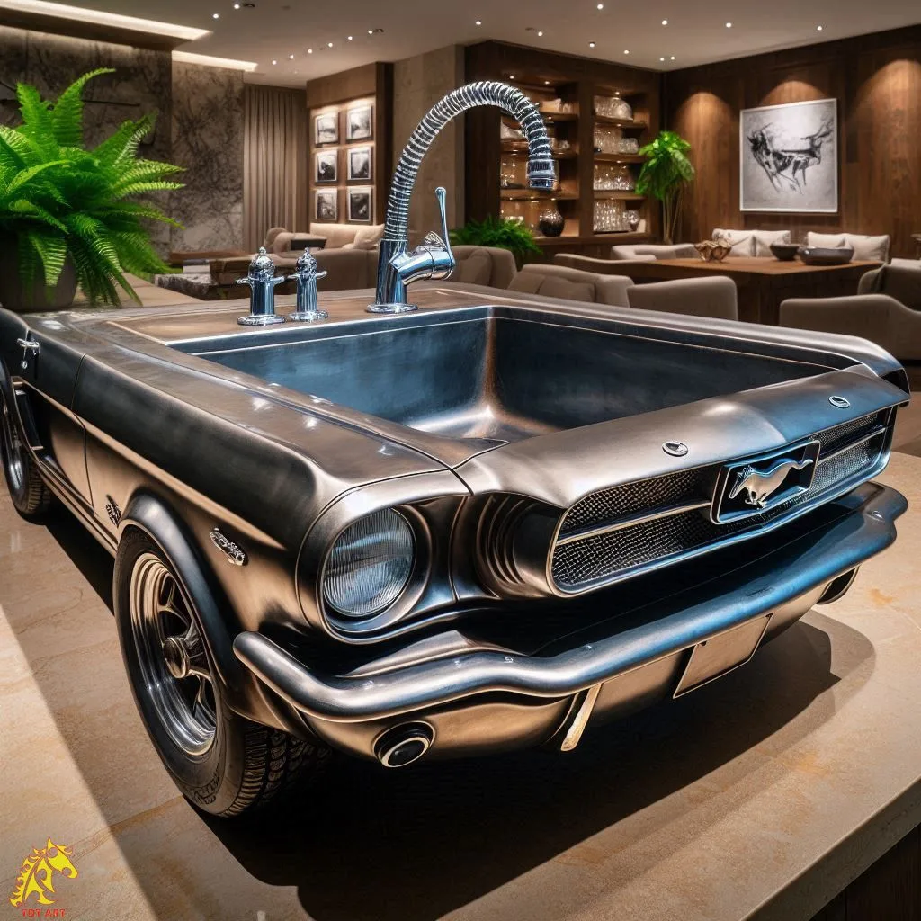 Embrace the Art of Functional Design: Mustang Shaped Sink