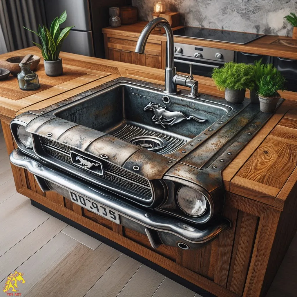 Embrace the Art of Functional Design: Mustang Shaped Sink