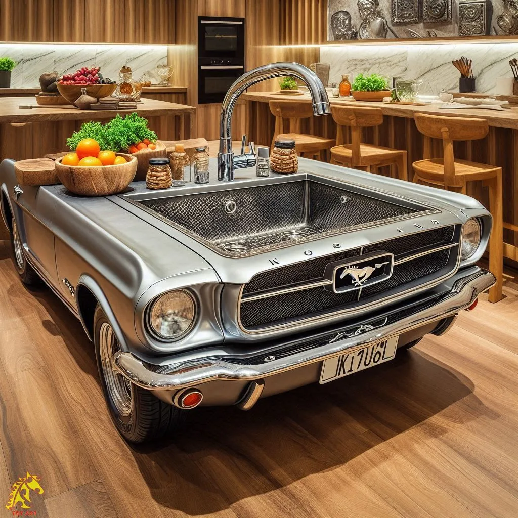 Embrace the Art of Functional Design: Mustang Shaped Sink